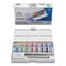 Winsor & Newton Cotman Watercolors - Complete Pocket Set of 16, Assorted Colors, Half Pans